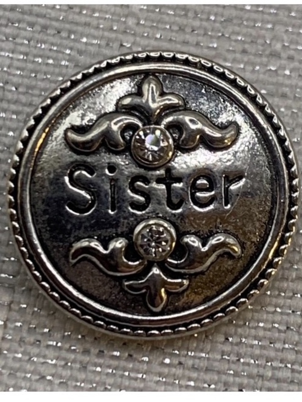 💗SISTER - Snap Button Charm - 18mm/20mm